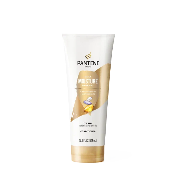 Pantene Pro-V Daily Moisture Renewal Conditioner bottle 10.4 fl oz that visibly replenishes dry lifeless hair hydration