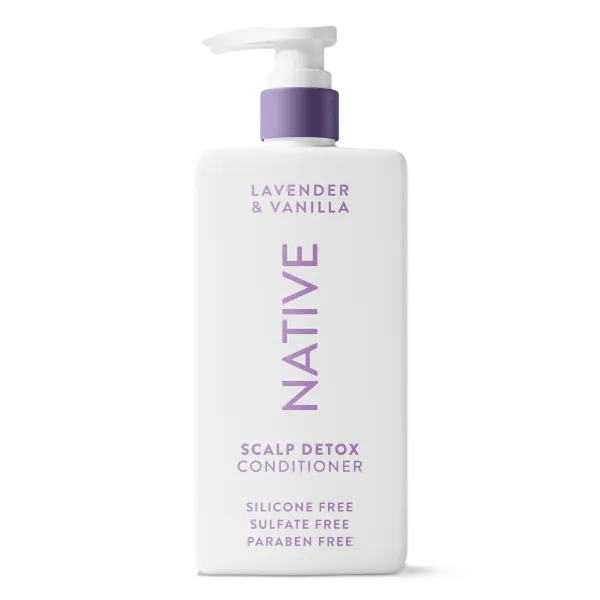 Native Lavender & Vanilla Scalp Detox Conditioner, 16.5 oz, silicone free, sulfate free, paraben free