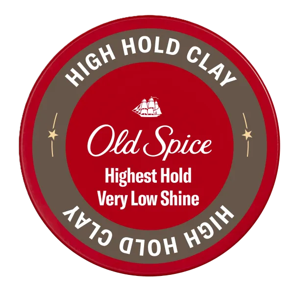 Old Spice High Hold Clay, low shine