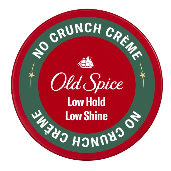 Old Spice No Crunch Creme, Low Hold, Low Shine