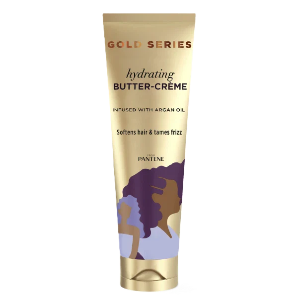 Pantene Pro-V Gold Series Hydrating Butter-Creme, 6.8 Fl. Oz, softens hair and tames frizz, up to 72 hours of rich moisture