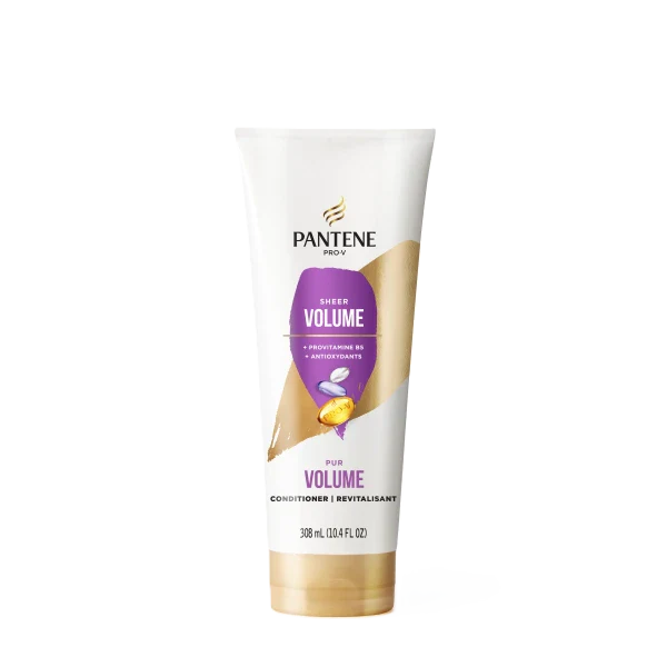 Pantene Pro-V Sheer Volume Conditioner, 10.4 Fl. Oz, delivers noticeable softness and manageability while providing the lift you want
