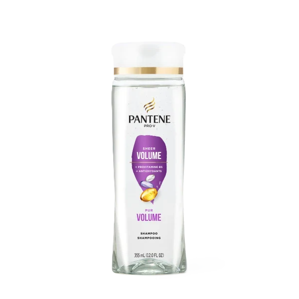Pantene Pro-V Sheer Volume Shampoo, 12 Fl. Oz, gives hair the voluminous look you want and the hydration it needs with added volume for 24 hours.