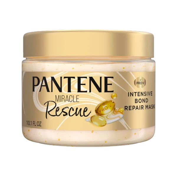 Pantene Miracle Rescue Intensive Bond Repair Mask, 10.1 Fl Oz, this intensive formula melts away damage and build bonds for strength against breakage