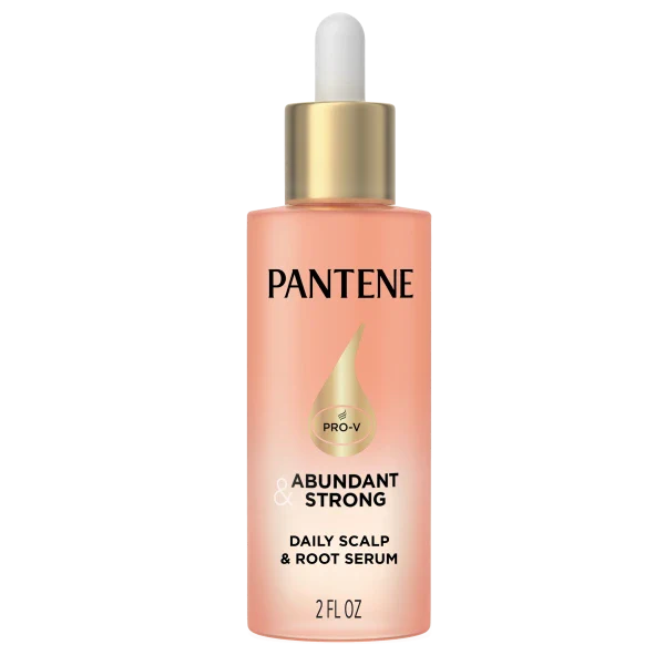 Pantene Pro-V Miracles Abundant and Strong Serum bottle 2 fl oz daily treatment that reduces hair loss at the roots
