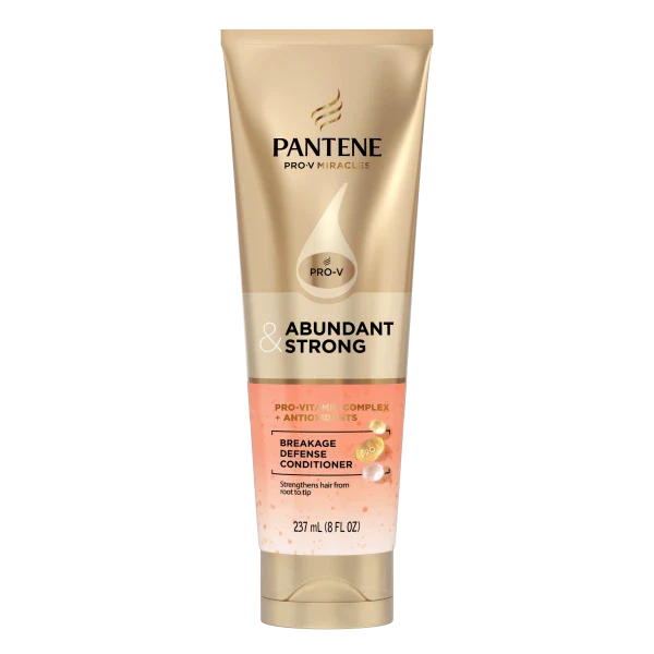 Pantene Pro-V Miracles Abundant and Strong Conditioner bottle 8 fl oz that strengthens every strand from root to tip