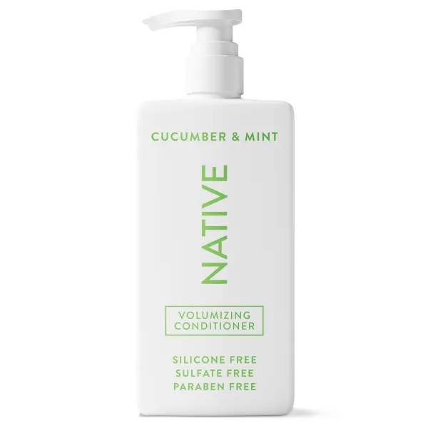 Native Volumizing Conditioner, Cucumber & Mint, 16.5 oz, silicone free, sulfate free, paraben free