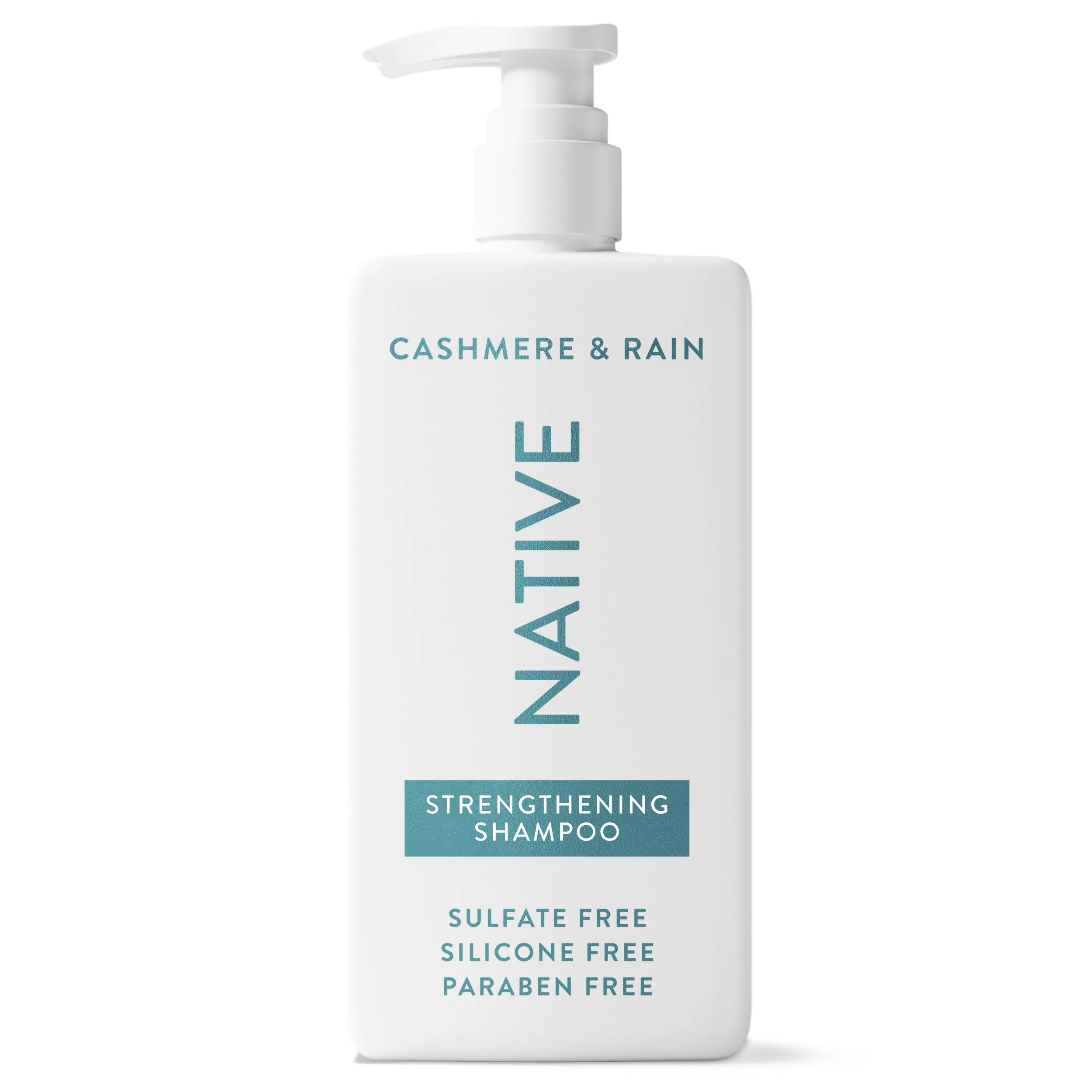 Native Cashmere & Rain Strengthening Shampoo, sulfate free, silicone free, paraben free