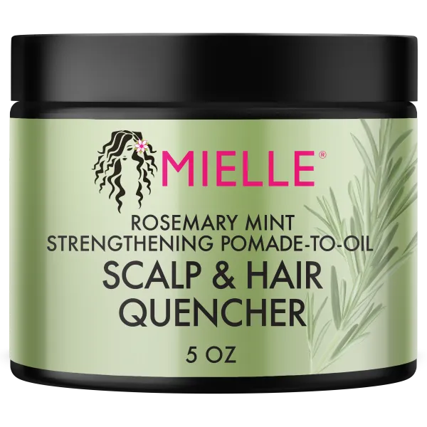 Mielle Rosemary Mint Strengthening Pomade-To-Oil Scalp & Hair Quencher, 5 oz