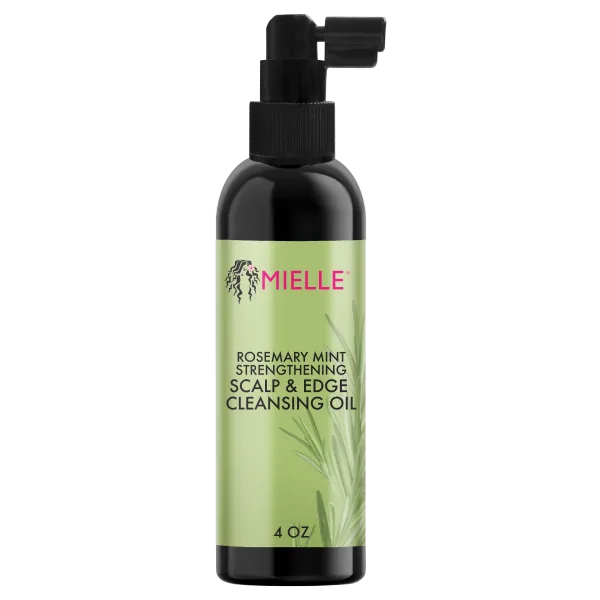 Mielle Rosemary Mint Strengthening Scalp & Edge Cleansing Oil, 4 oz